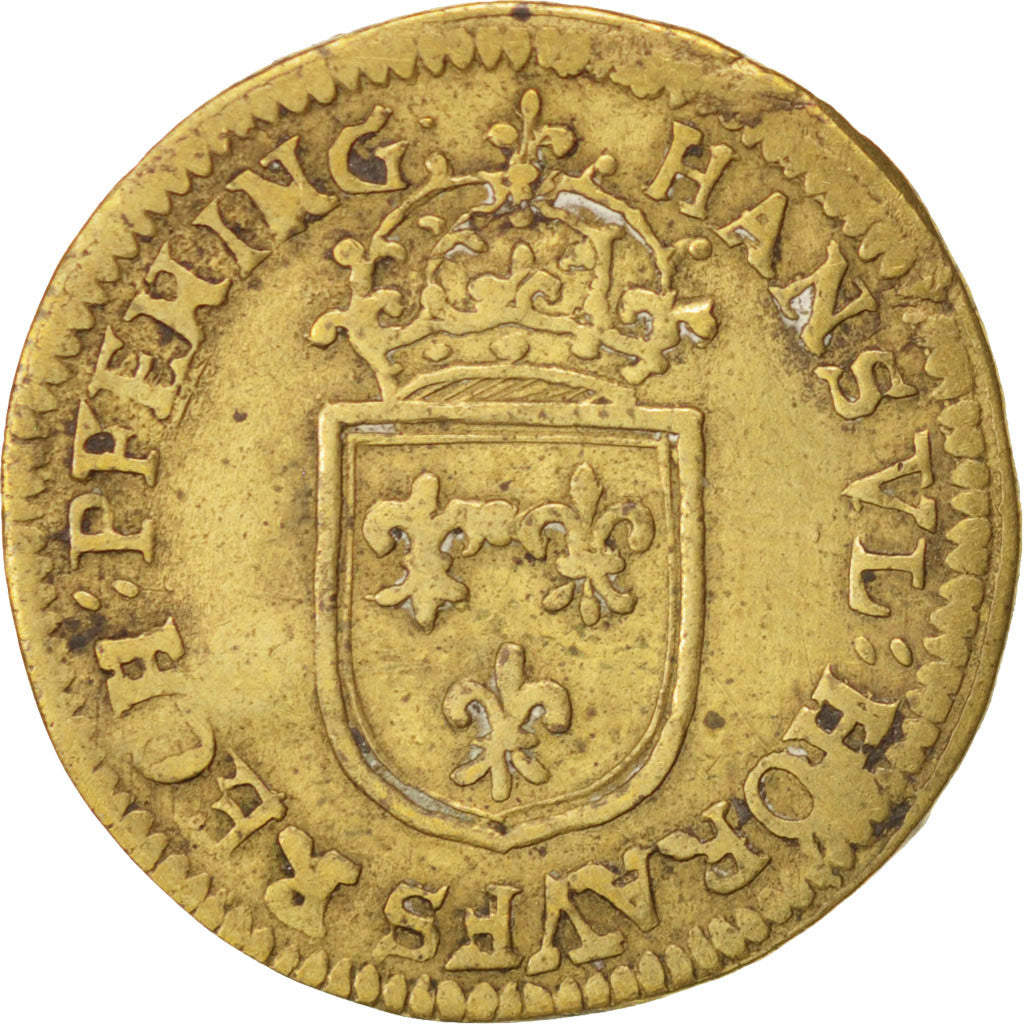 France, Token, Louis XIV, XVIIIth Century, AU(50-53), Brass, 18