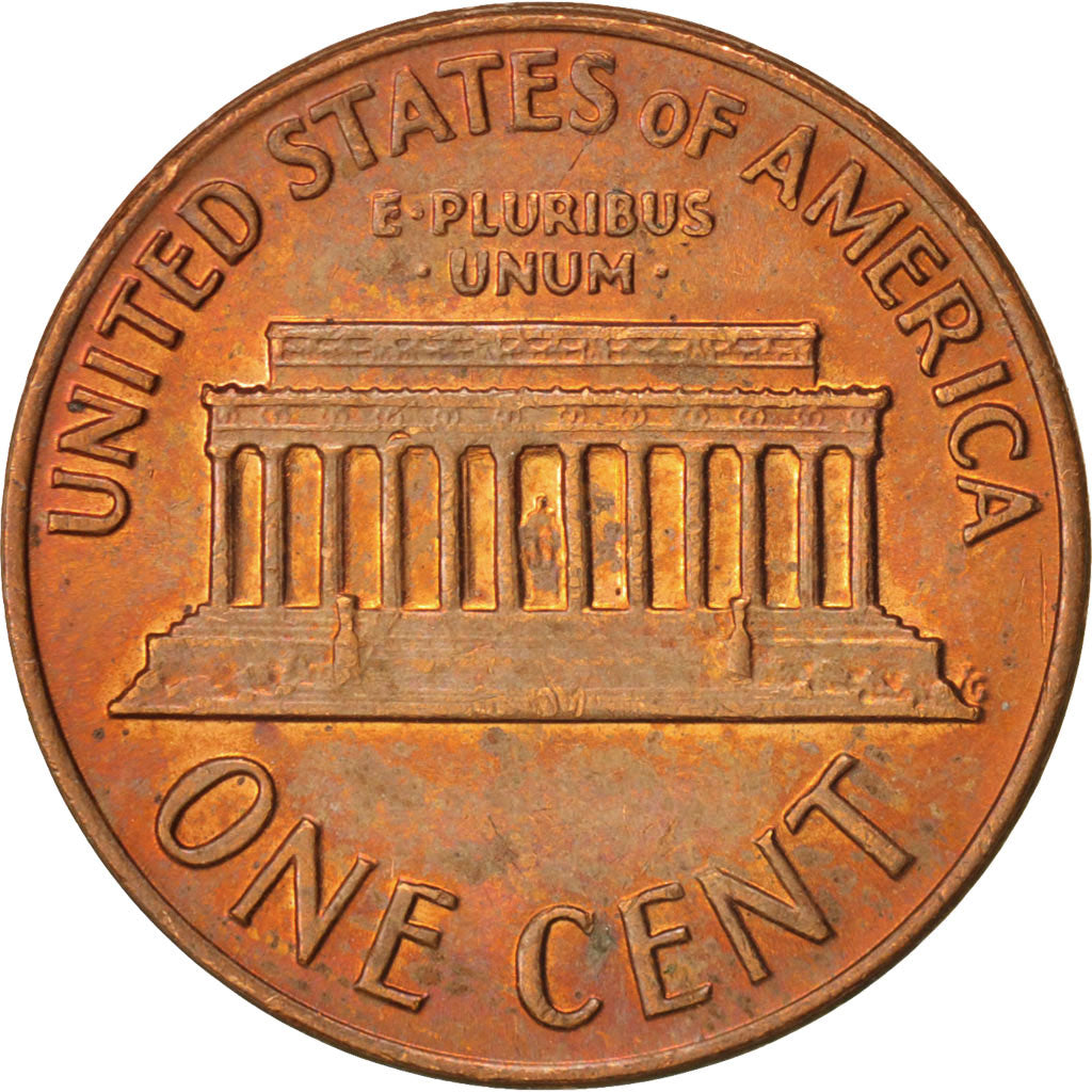 Coin, United States, Lincoln Cent, Cent, 1971, U.S. Mint, Philadelphia
