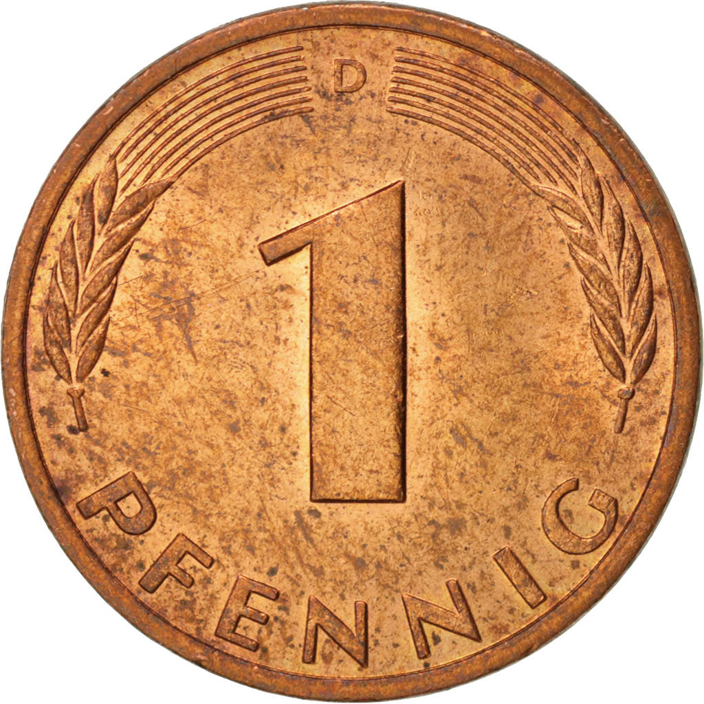 Moneta, GERMANIA - REPUBBLICA FEDERALE, Pfennig, 1978, Munich, SPL, Acciaio