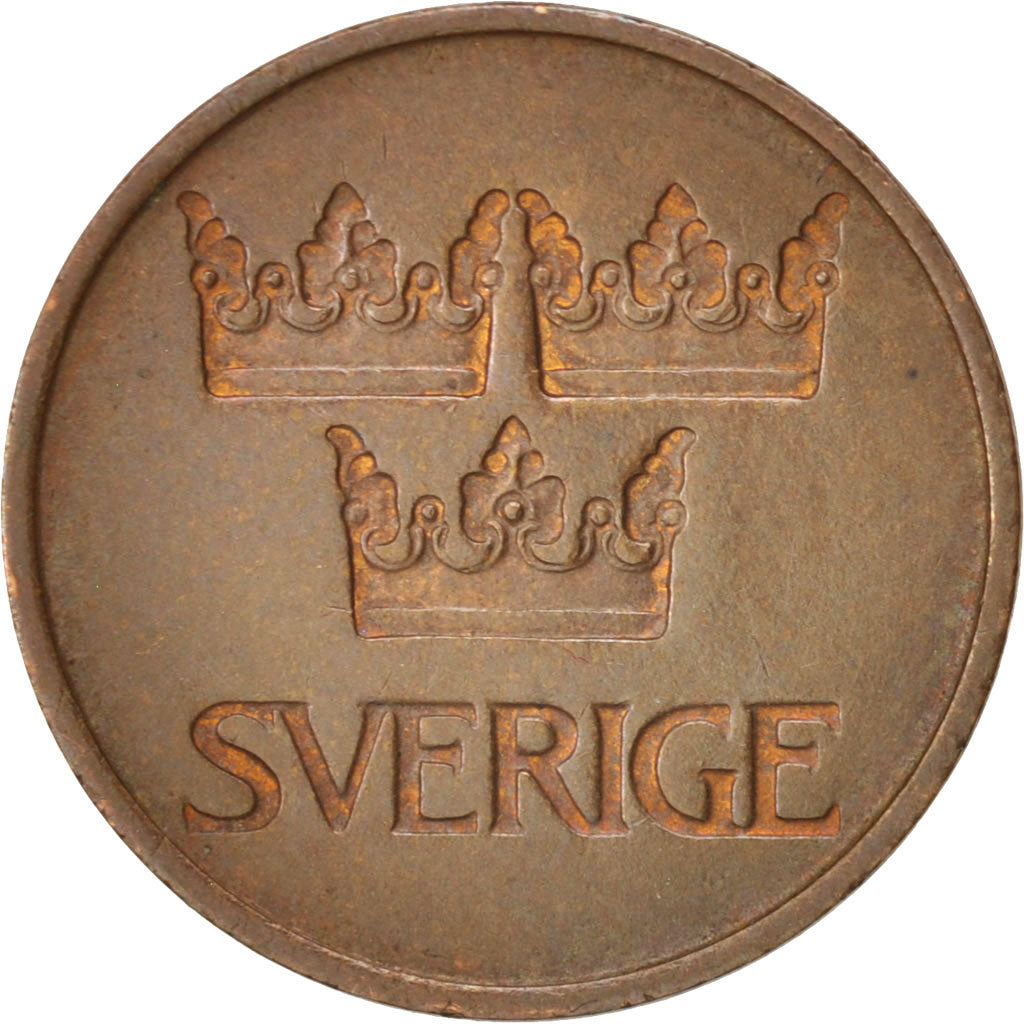 Monnaie, Suède, Gustaf VI, 5 Öre, 1972, TTB+, Bronze, KM:845