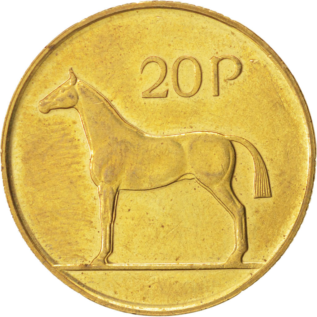 Monnaie, IRELAND REPUBLIC, 20 Pence, 1988, SUP+, Nickel-Bronze, KM:25