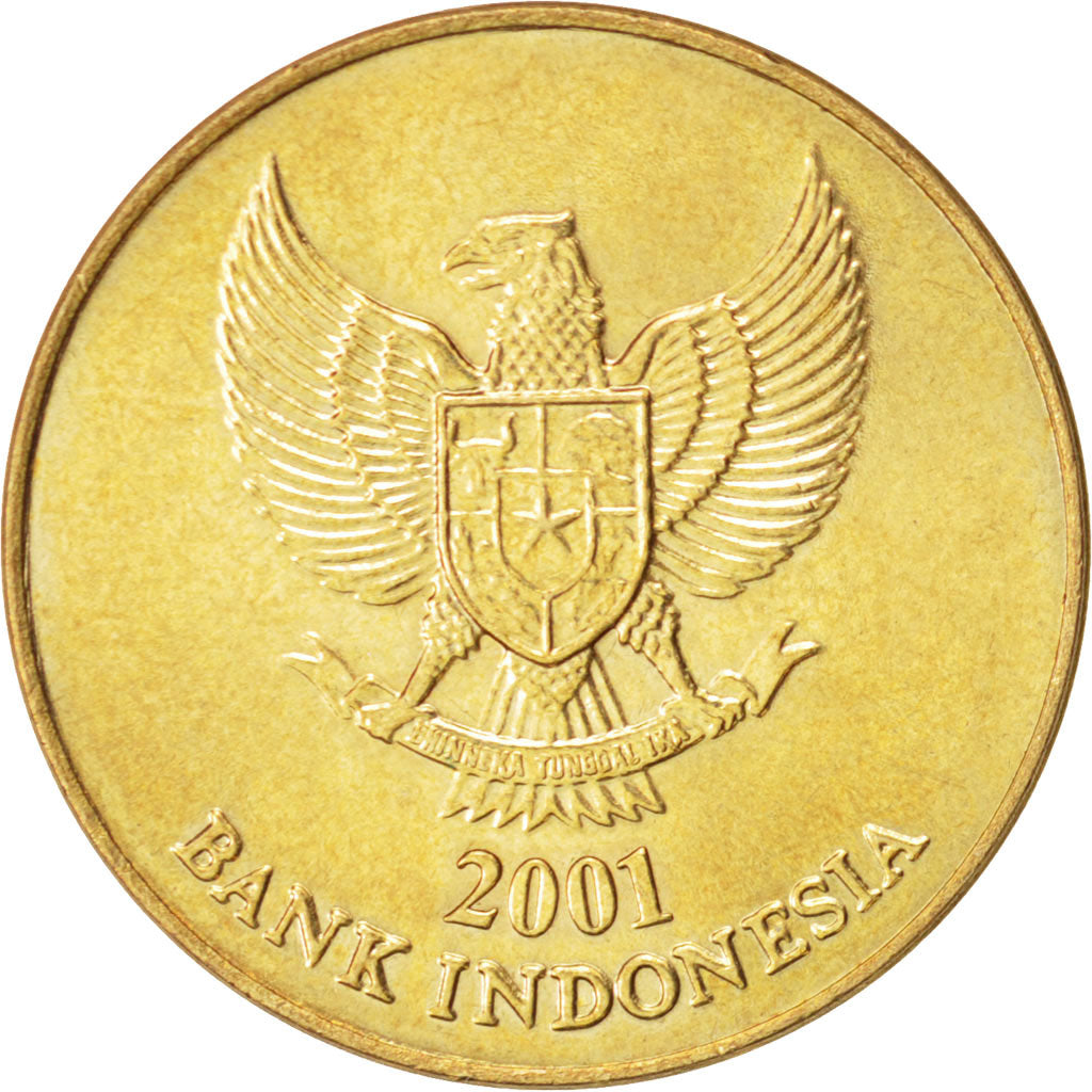Indonesia, 500 Rupiah, 2001, MS(60-62), Aluminum-Bronze, KM:59