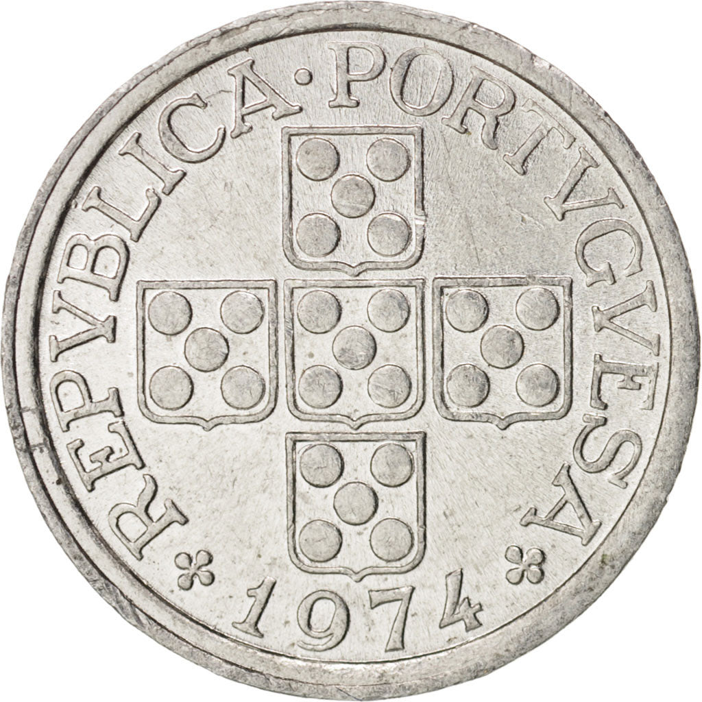 Monnaie, Portugal, 10 Centavos, 1974, SPL, Aluminium, KM:594