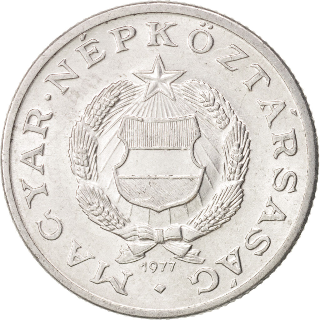 Munten, Hongarije, Forint, 1977, UNC-, Aluminium, KM:575