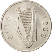 Coin, IRELAND REPUBLIC, 5 Pence, 1986, MS(63), Copper-nickel, KM:22