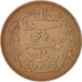 Coin, Tunisia, Muhammad al-Nasir Bey, 10 Centimes, 1914, Paris, AU(50-53)