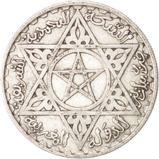 Morocco, Mohammed V, 200 Francs, 1953, Paris, AU(50-53), Silver, KM:53