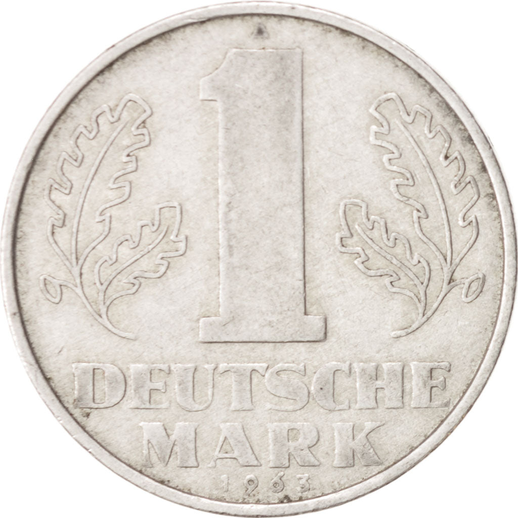 Coin, GERMAN-DEMOCRATIC REPUBLIC, Mark, 1963, Berlin, EF(40-45), Aluminum, KM:13