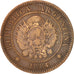 Argentina, Centavo, 1884, EF(40-45), Bronze, KM:32