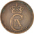 Moneta, Danimarca, Christian IX, 5 Öre, 1884, BB, Bronzo, KM:794.1