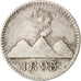 Guatemala, 1/4 Réal, 1895, Nueva Guatemala, AU(55-58), Silver, KM:162