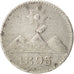Guatemala, 1/4 Réal, 1895, Nueva Guatemala, VF(30-35), Silver, KM:162