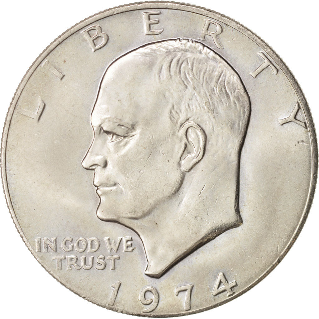 United States, Eisenhower Dollar, Dollar, 1974, U.S. Mint, Philadelphia, MS(63)