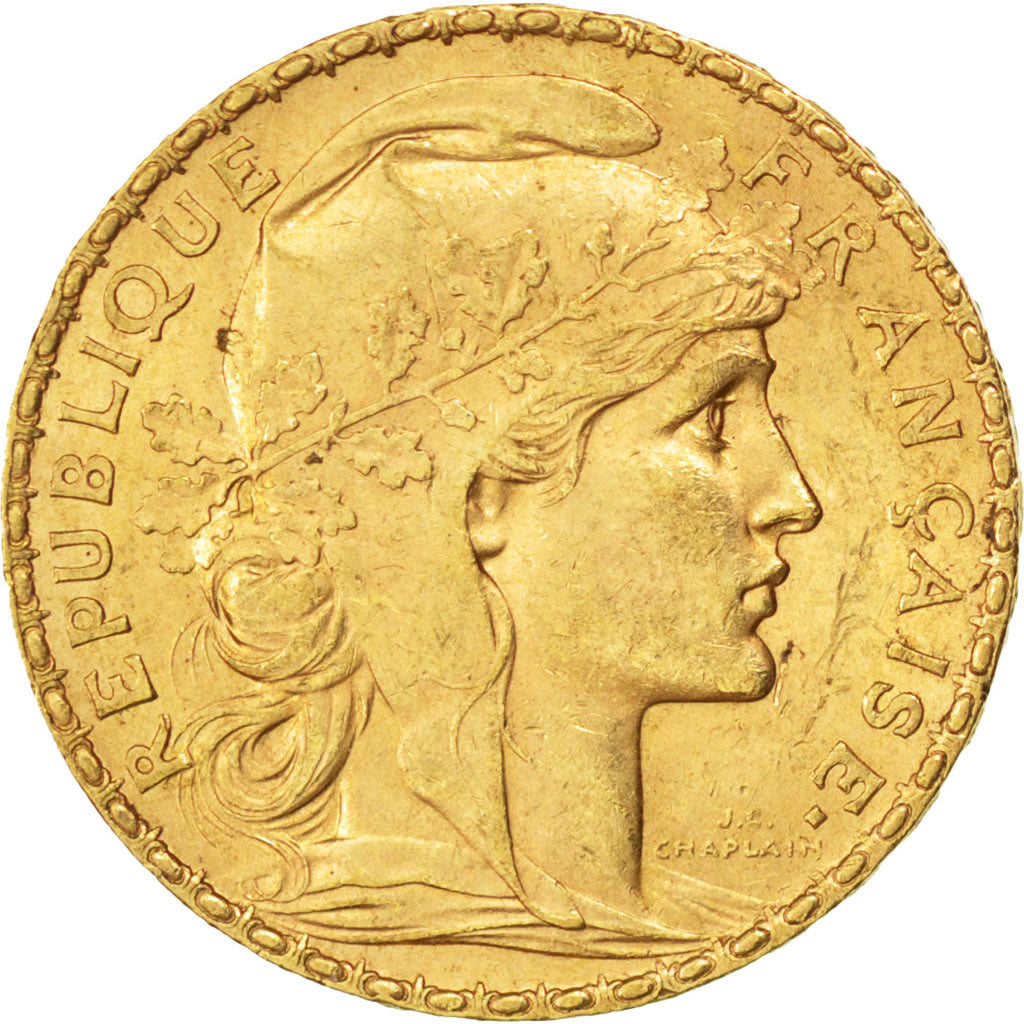 Francia, Marianne, 20 Francs, 1901, SPL-, Oro, KM:847, Gadoury:1064