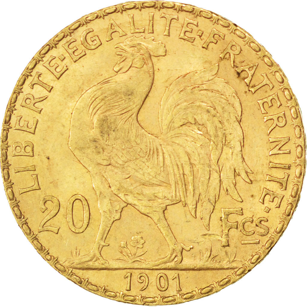 Francia, Marianne, 20 Francs, 1901, SPL-, Oro, KM:847, Gadoury:1064