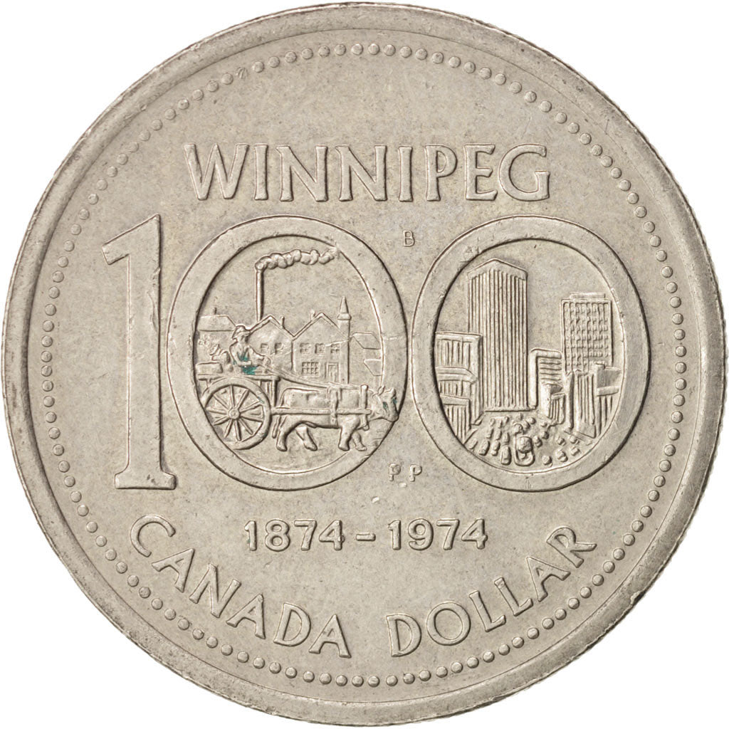 Coin, Canada, Elizabeth II, Dollar, 1974, Royal Canadian Mint, Ottawa