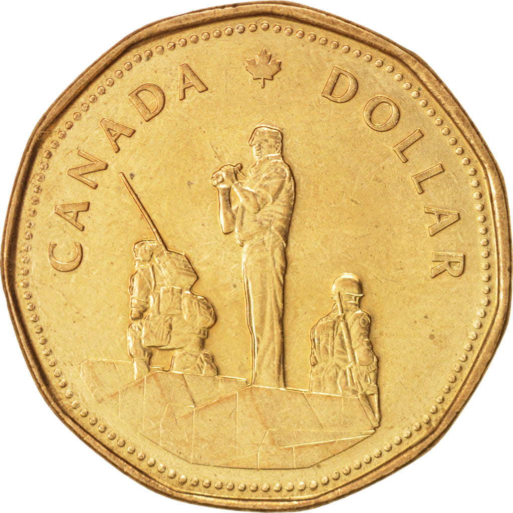 Coin, Canada, Elizabeth II, Dollar, 1995, Royal Canadian Mint, Ottawa