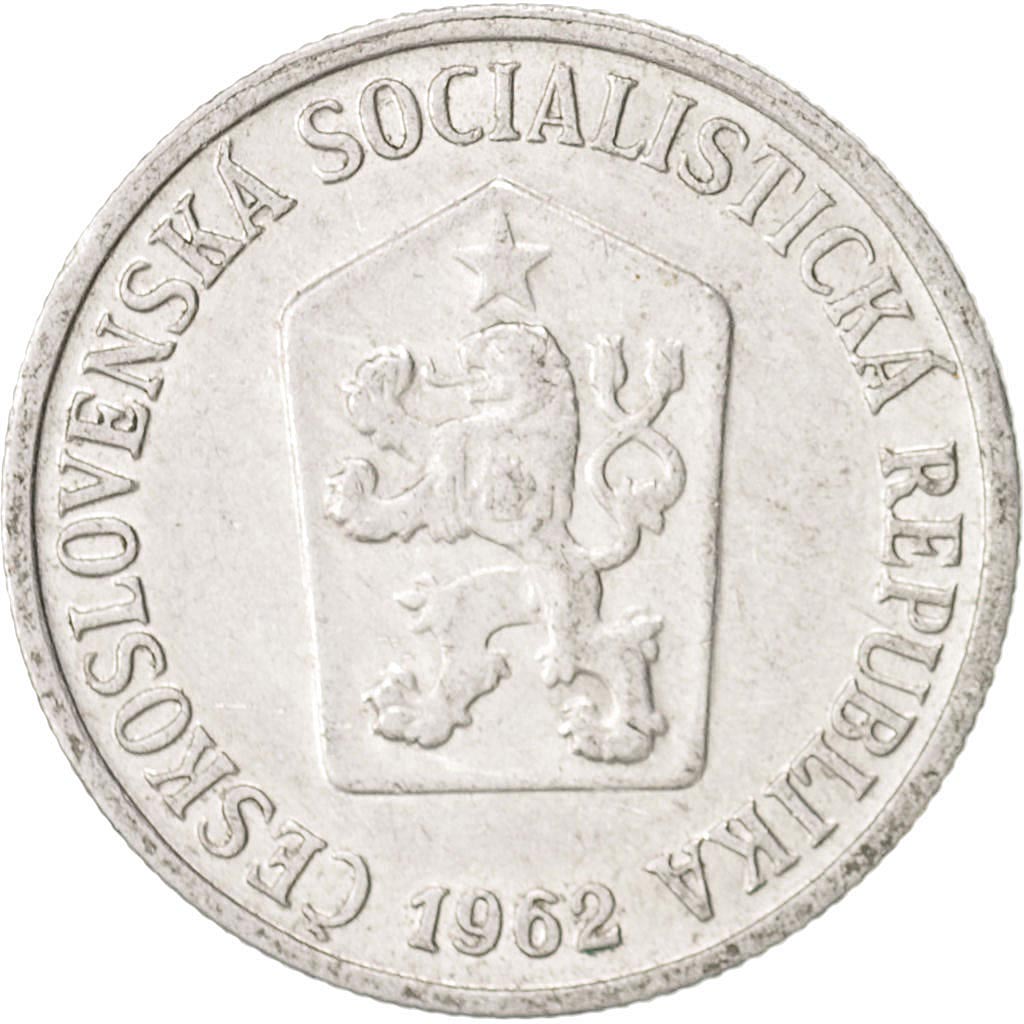 Monnaie, Tchécoslovaquie, 10 Haleru, 1962, SUP, Aluminium, KM:49.1