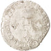 Coin, France, Demi Gros de Nesle, 1551, Paris, VF(20-25), Silver, Sombart:4458