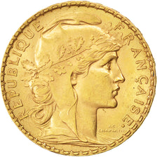 FRANCE, Marianne, 20 Francs, 1905, KM #847, MS(60-62), Gold, Gadoury #1064, 6.45