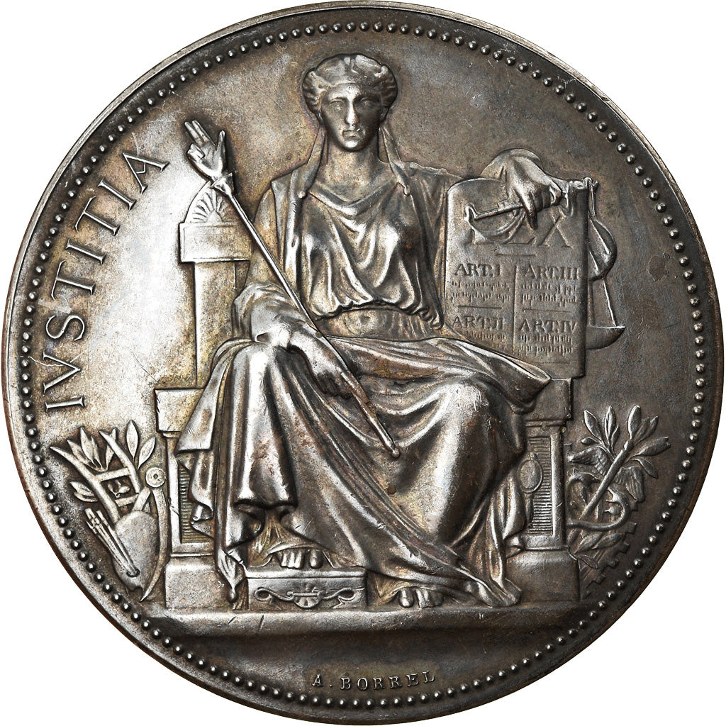 France, Medal, Justice, Assistance Judiciaire près la Cour d'Appel de Paris