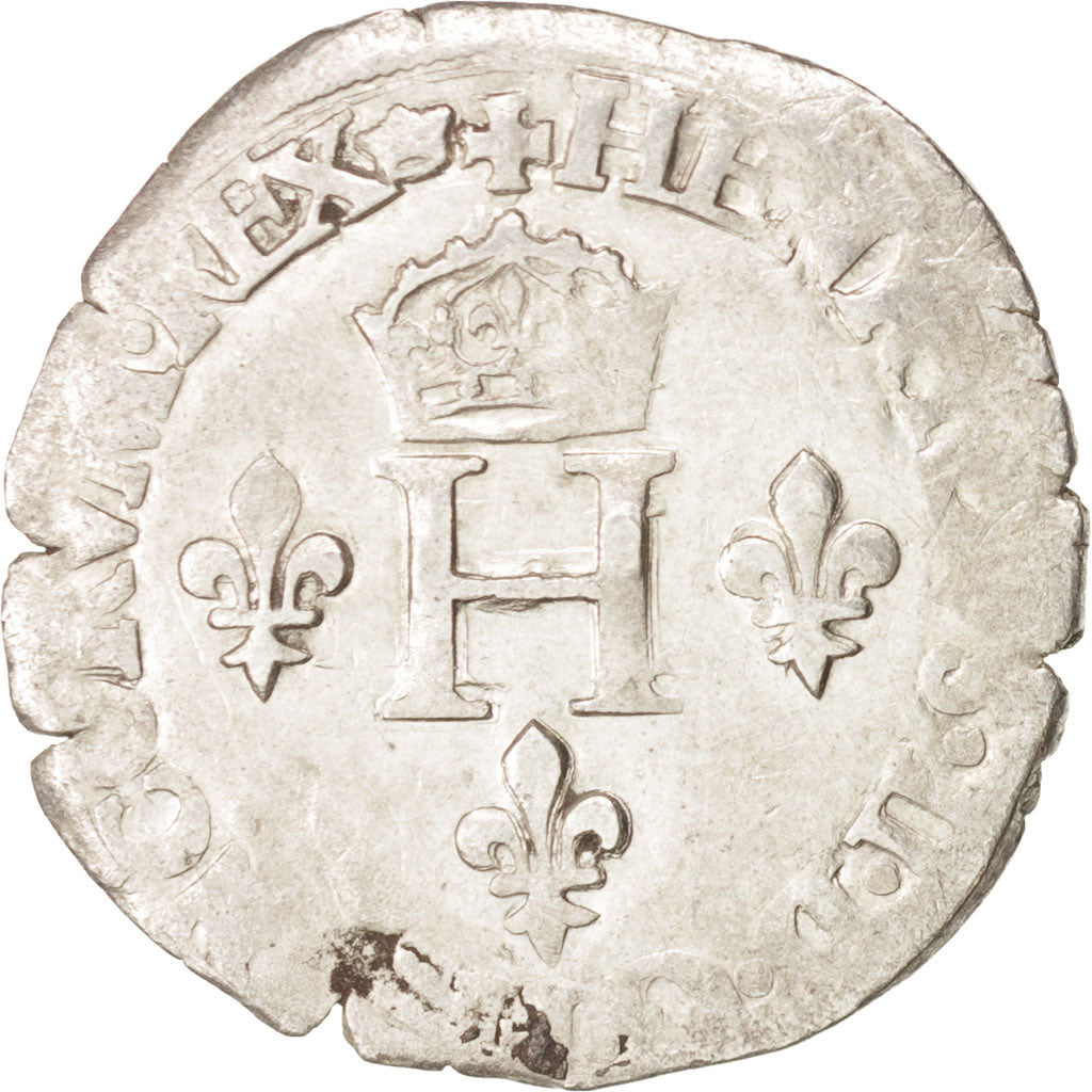 Frankreich, Demi Gros de Nesle, 1551, Paris, S+, Silber, Sombart:4458