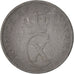 Moneda, Dinamarca, Christian X, 2 Öre, 1942, Copenhagen, BC+, Cinc, KM:833a