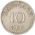 Monnaie, Danemark, Frederik IX, 10 Öre, 1953, Copenhagen, TTB, Copper-nickel