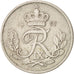 Monnaie, Danemark, Frederik IX, 25 Öre, 1957, Copenhagen, TTB, Copper-nickel