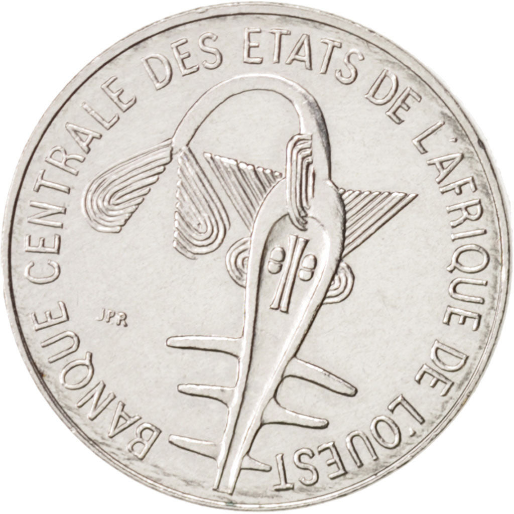 West African States, Franc, 1980, AU(55-58), Steel, KM:8