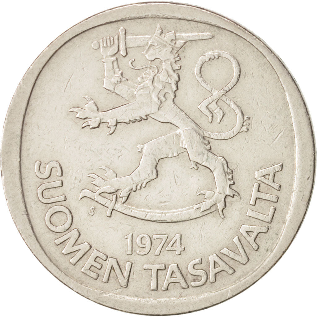 Monnaie, Finlande, Markka, 1974, TTB, Copper-nickel, KM:49a