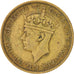 Monnaie, BRITISH WEST AFRICA, George VI, 2 Shillings, 1939, TB+, Nickel-brass