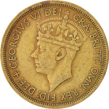 Monnaie, BRITISH WEST AFRICA, George VI, 2 Shillings, 1949, TTB, Nickel-brass