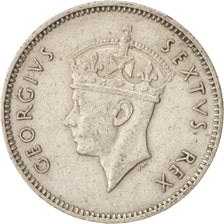 Coin, EAST AFRICA, George VI, 50 Cents, 1948, AU(50-53), Copper-nickel, KM:30
