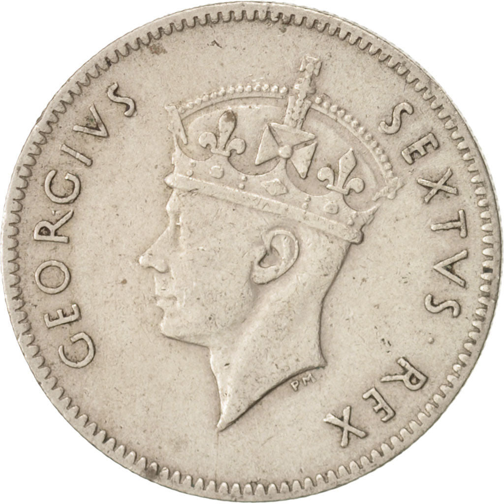 Münze, EAST AFRICA, George VI, 50 Cents, 1949, SS+, Copper-nickel, KM:30