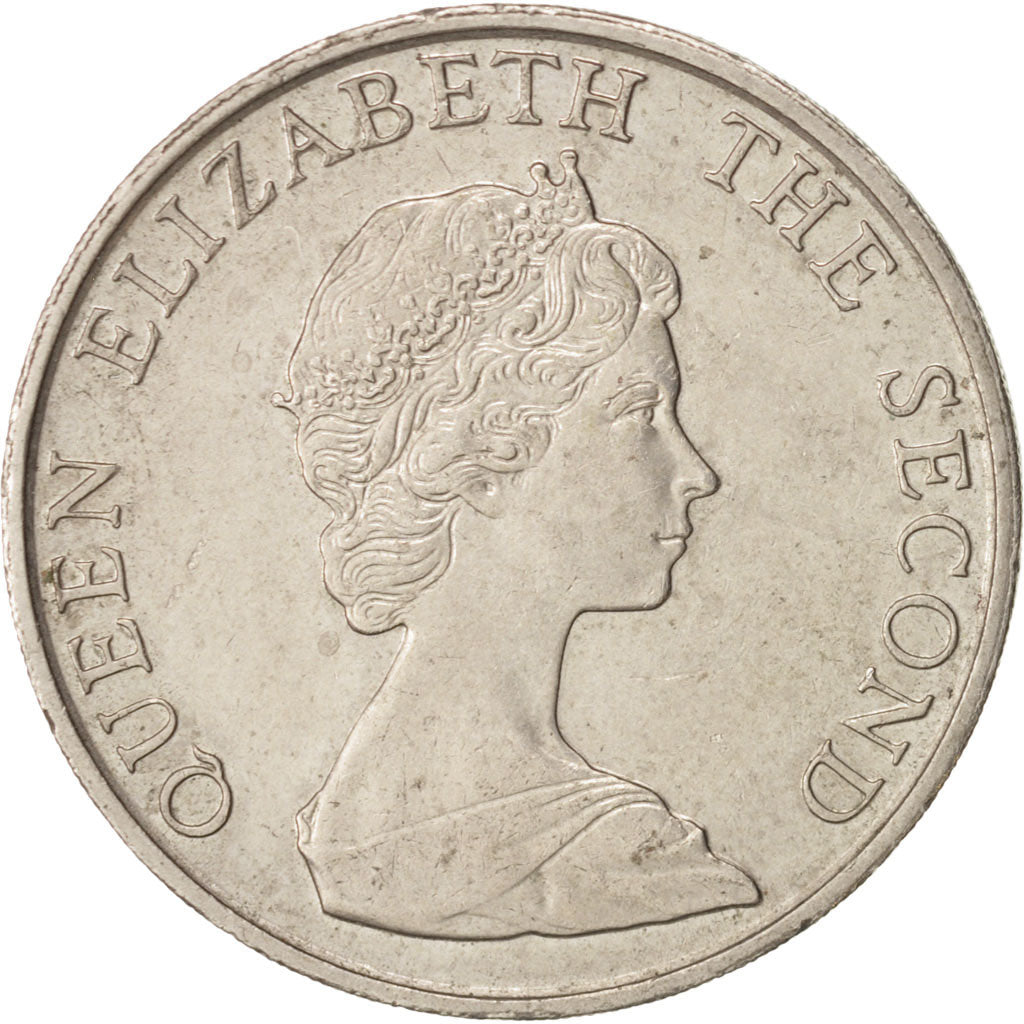 Monnaie, Hong Kong, Elizabeth II, 5 Dollars, 1980, TTB+, Copper-nickel, KM:46
