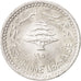 Lebanon, 5 Piastres, 1940, Paris, MS(63), Aluminum-Bronze, KM:5.2