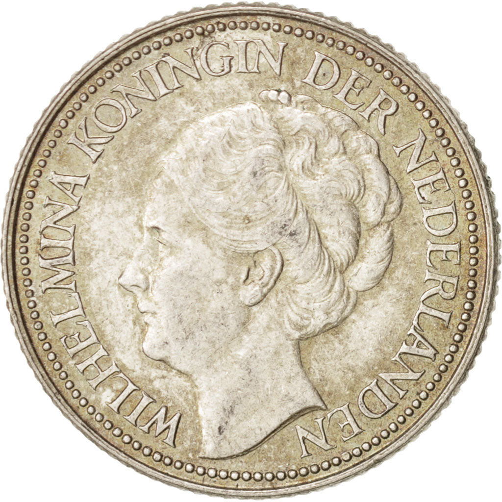 Monnaie, Pays-Bas, Wilhelmina I, 25 Cents, 1941, SUP, Argent, KM:164
