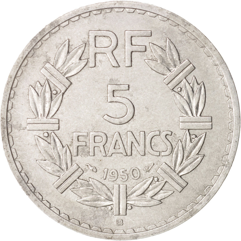 Coin, France, Lavrillier, 5 Francs, 1950, Beaumont - Le Roger, EF(40-45)