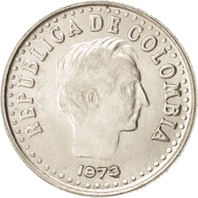 Colombie, 20 Centavos, 1973, SPL, Nickel Clad Steel, KM:246.1