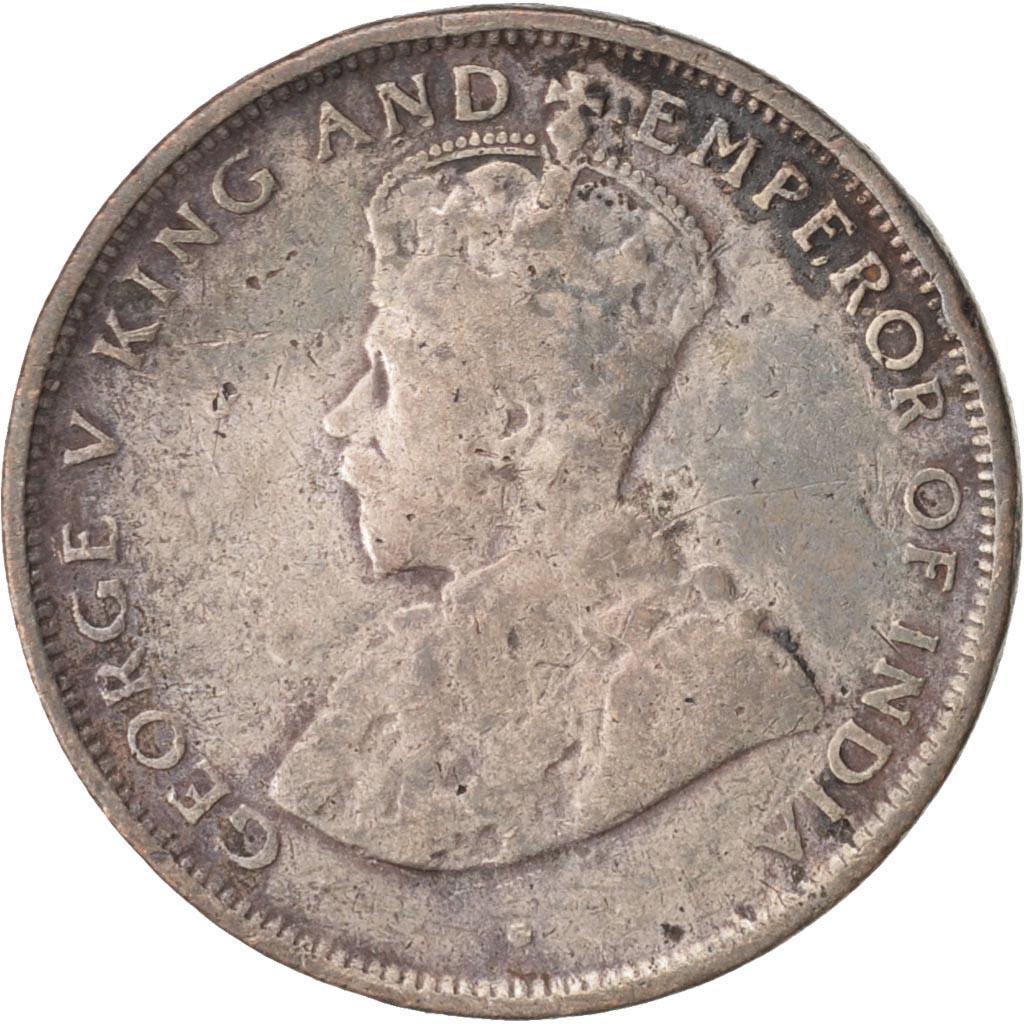 Moneta, Ceylon, George V, Cent, 1925, MB+, Rame, KM:107