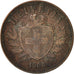 Switzerland, 2 Rappen, 1900, Bern, VF(30-35), Bronze, KM:4.2