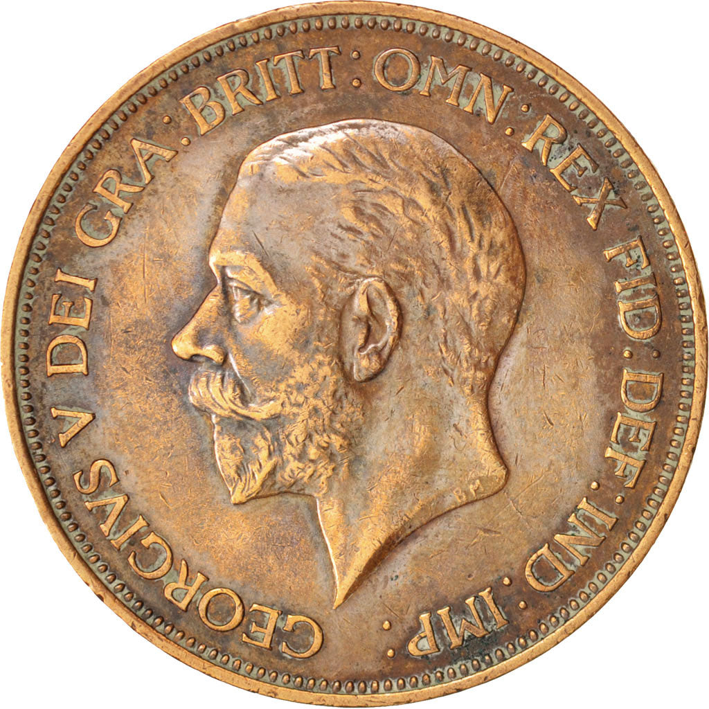 Great Britain, George V, Penny, 1936, EF(40-45), Bronze, KM:838
