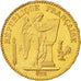 FRANCE, Génie, 20 Francs, 1871, Paris, KM #825, AU(50-53), Gold, Gadoury #1063, 
