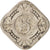 Moneta, Holandia, Wilhelmina I, 5 Cents, 1929, AU(50-53), Miedź-Nikiel, KM:153
