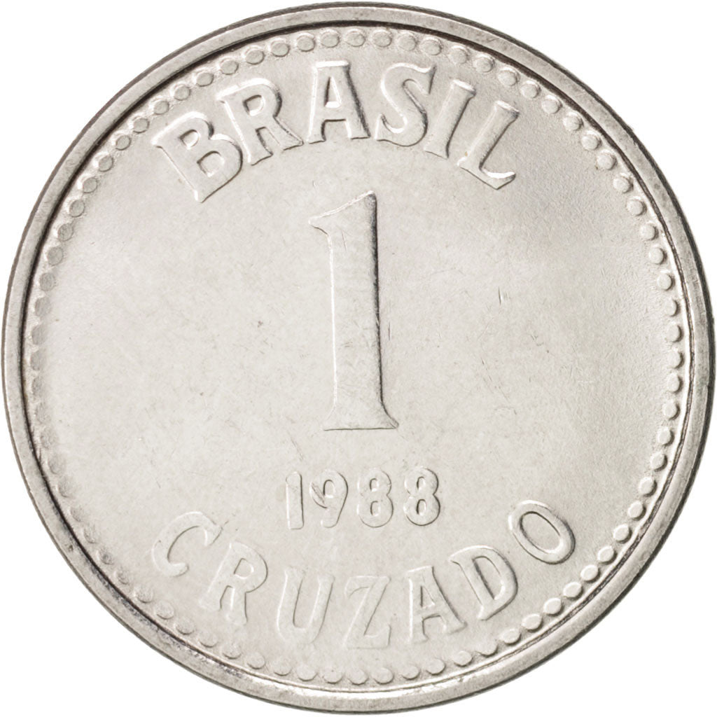Monnaie, Brésil, Cruzado, 1988, SUP+, Stainless Steel, KM:605