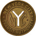 United States, Token, New-York City Transit Authority