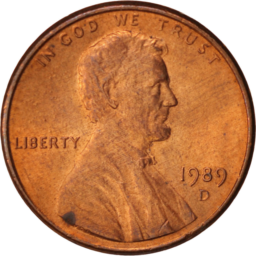 Moneta, Stati Uniti, Lincoln Cent, Cent, 1989, U.S. Mint, Denver, SPL, Zinco