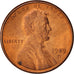 Moneta, Stati Uniti, Lincoln Cent, Cent, 1989, U.S. Mint, Denver, SPL, Zinco
