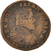 Países Bajos españoles, Token, Philippe IV, Brabant, 1656, MBC, Cobre